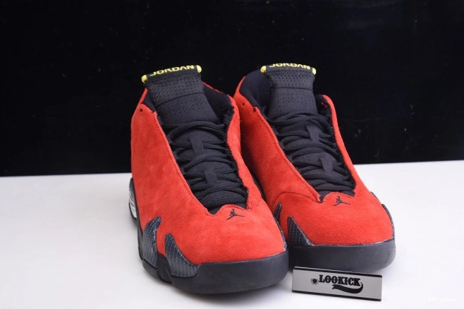 Cheap TBkick Jordan 14 654459-670 Retro Air Red Challenge 0813